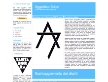 Tablet Screenshot of aggettivo7.com